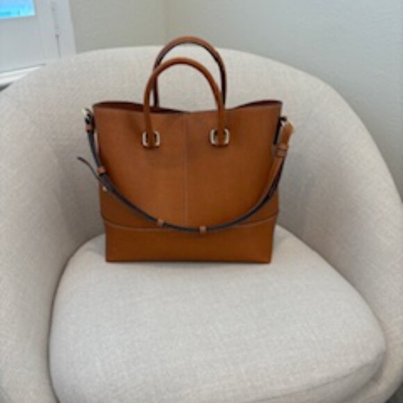 DOONEY & BOURKE LARGE BAG IN LUCIOUS CARAMEL COLOR - Picture 8 of 11